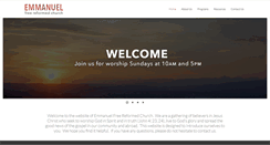 Desktop Screenshot of emmanuelfrc.org