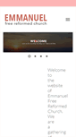 Mobile Screenshot of emmanuelfrc.org